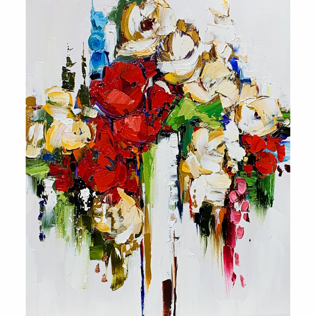 Full of Life, oil floral painting by Kimberly Kiel | Effusion Art Gallery, Invermere BC