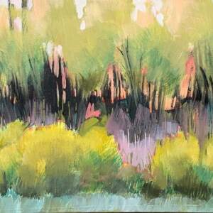 Returning to My Favourite Places, landscape painting by Eleanor Lowden | Effusion Art Gallery, Invermere BC