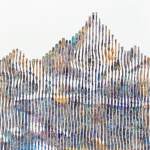 The Rocky Mountain of My Heart, 3-D mixed media mountain landscape painting by Virginie Schroeder | Effusion Art Gallery, Invermere BC