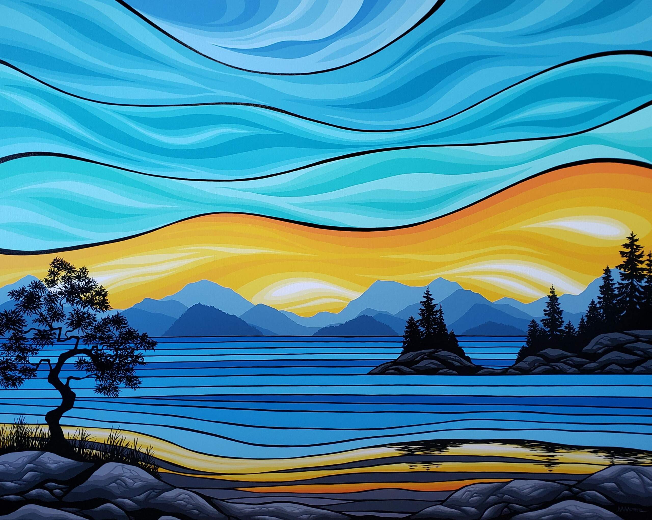 Sunrise Serenity by Monica Morrill, 48