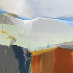 Original loose landscape painting by Jane Bronsch.