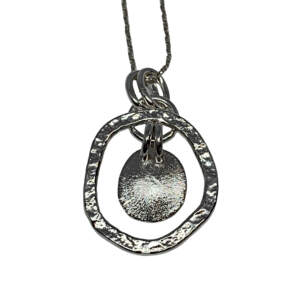 Handmade silver necklace by A&R Jewellery | Effusion Art Gallery, Invermere BC