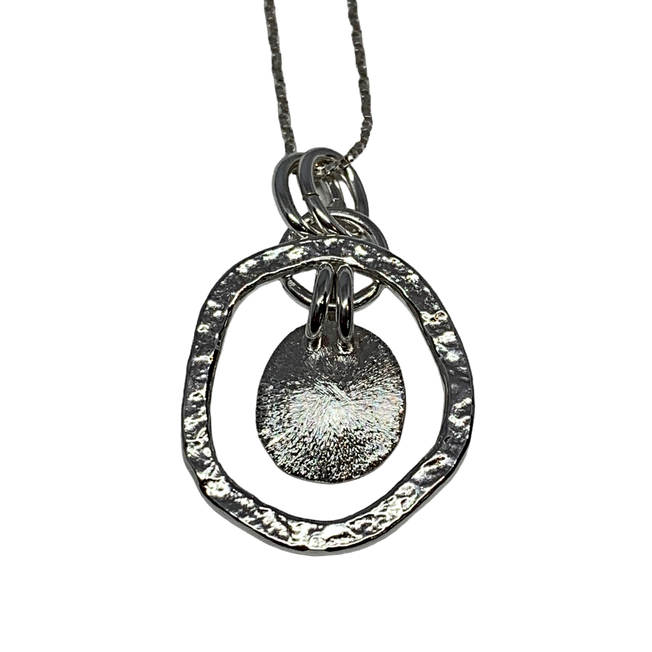 Handmade silver necklace by A&R Jewellery | Effusion Art Gallery, Invermere BC