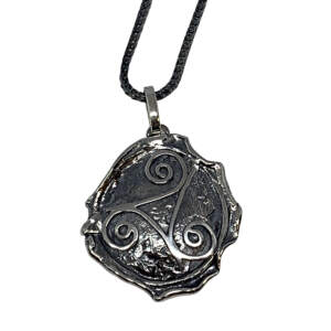 Handmade silver necklace by A&R Jewellery | Effusion Art Gallery, Invermere BC