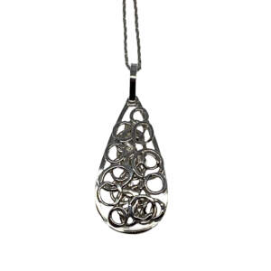 Handmade silver necklace by A&R Jewellery | Effusion Art Gallery, Invermere BC