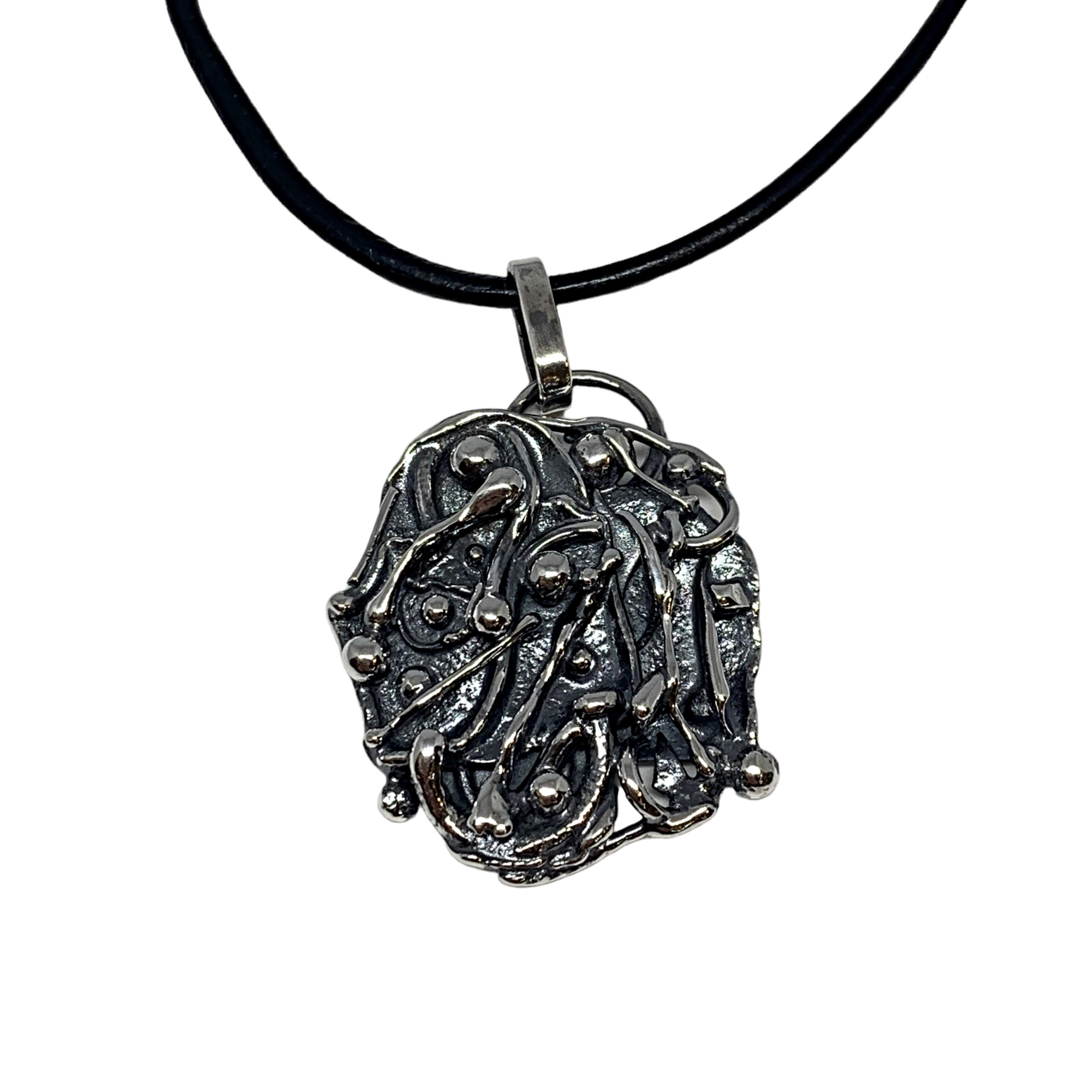 Handmade silver necklace by A&R Jewellery | Effusion Art Gallery, Invermere BC
