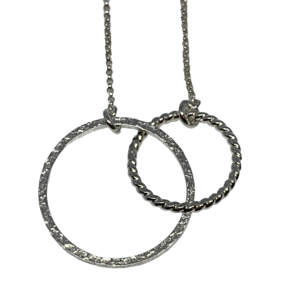 Handmade silver necklace by A&R Jewellery | Effusion Art Gallery, Invermere BC