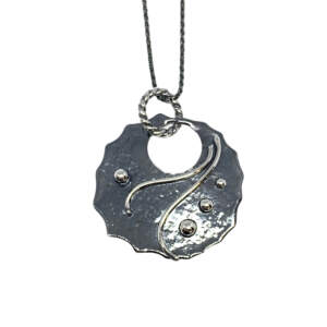 Handmade silver necklace by A&R Jewellery | Effusion Art Gallery, Invermere BC