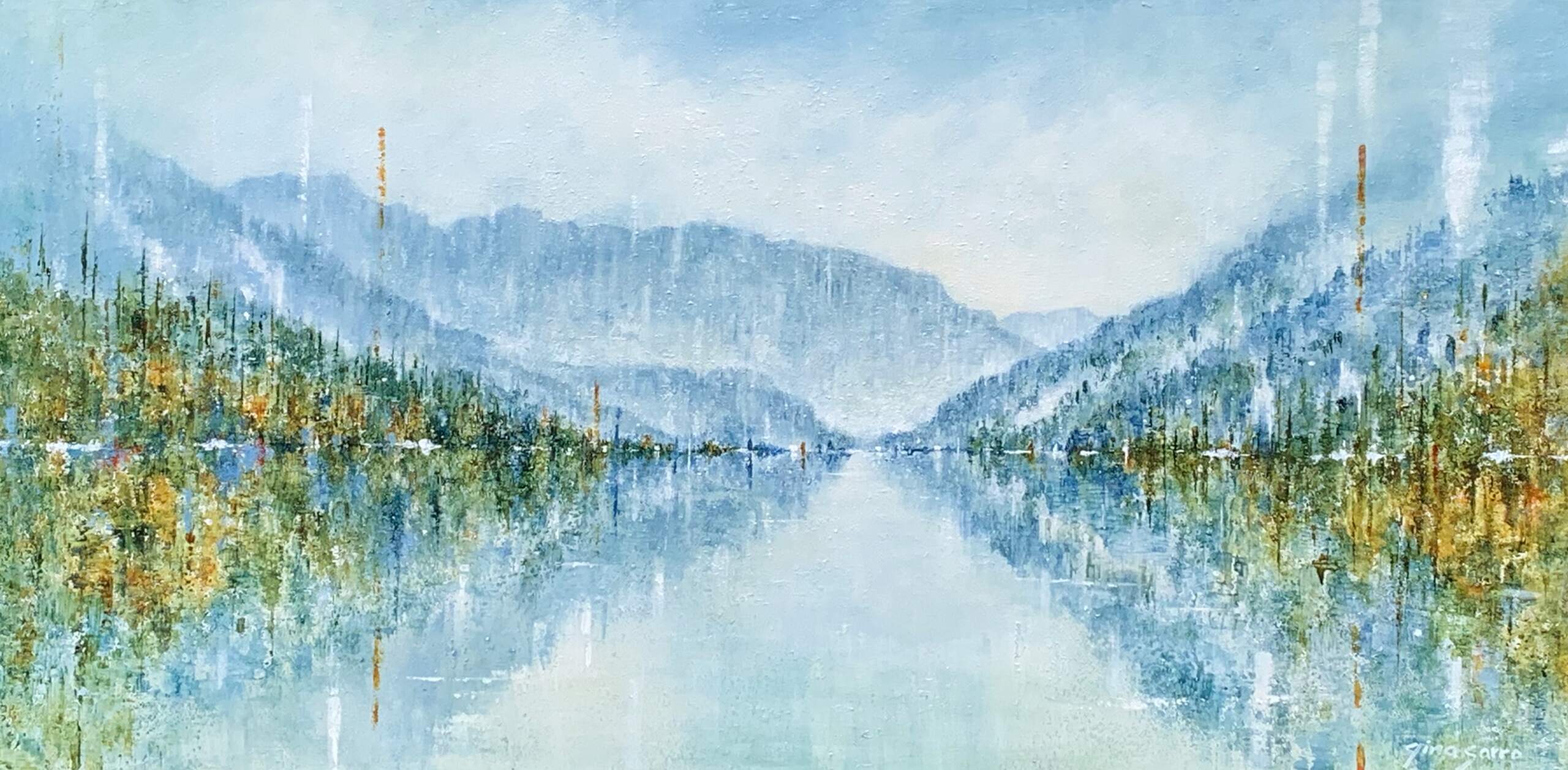 At Lake's Edge (Lake Windermere) by Gina Sarro, 30
