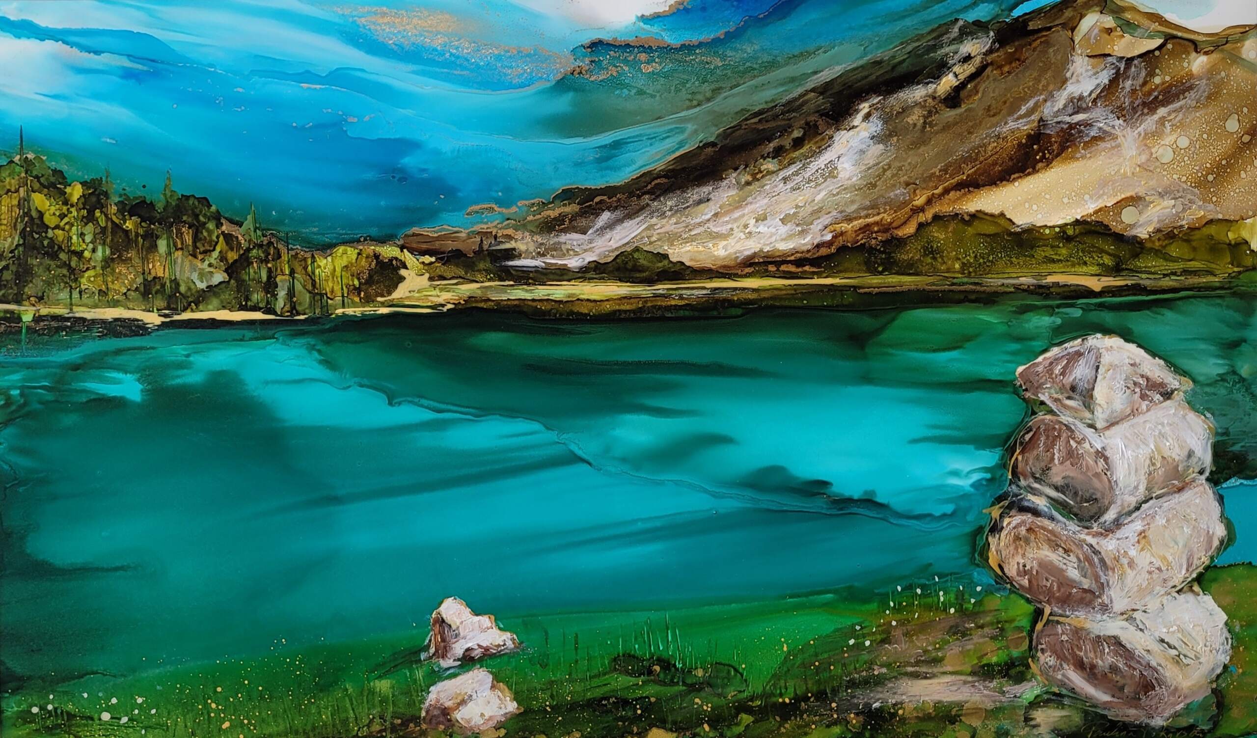 Echoes of Welsh Lake by Paulina Tokarski, 24