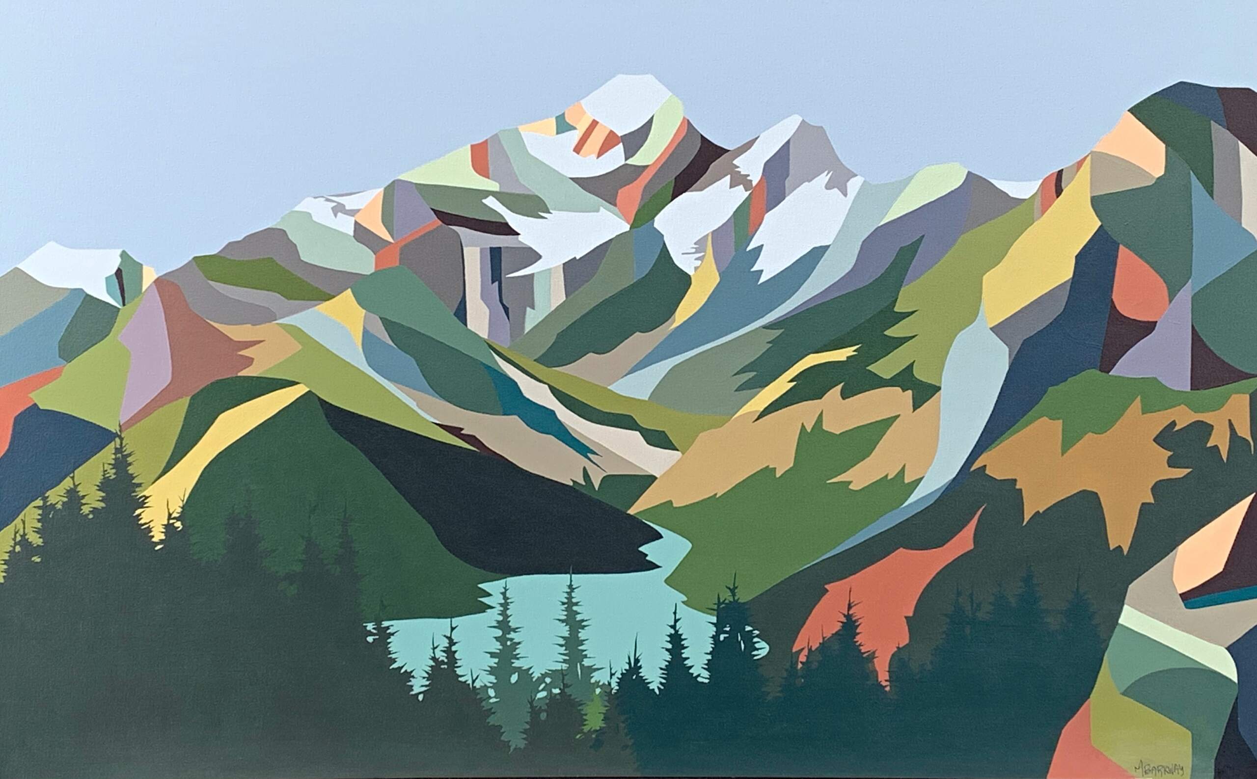 Nelson (Mt. Nelson) by Michelle Barkway