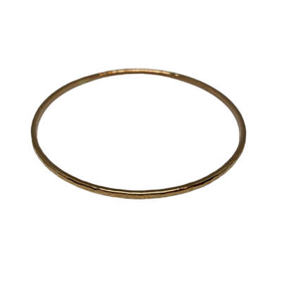 Handmade bronze bangle by Karyn Chopik | Effusion Art Gallery, Invermere, BC