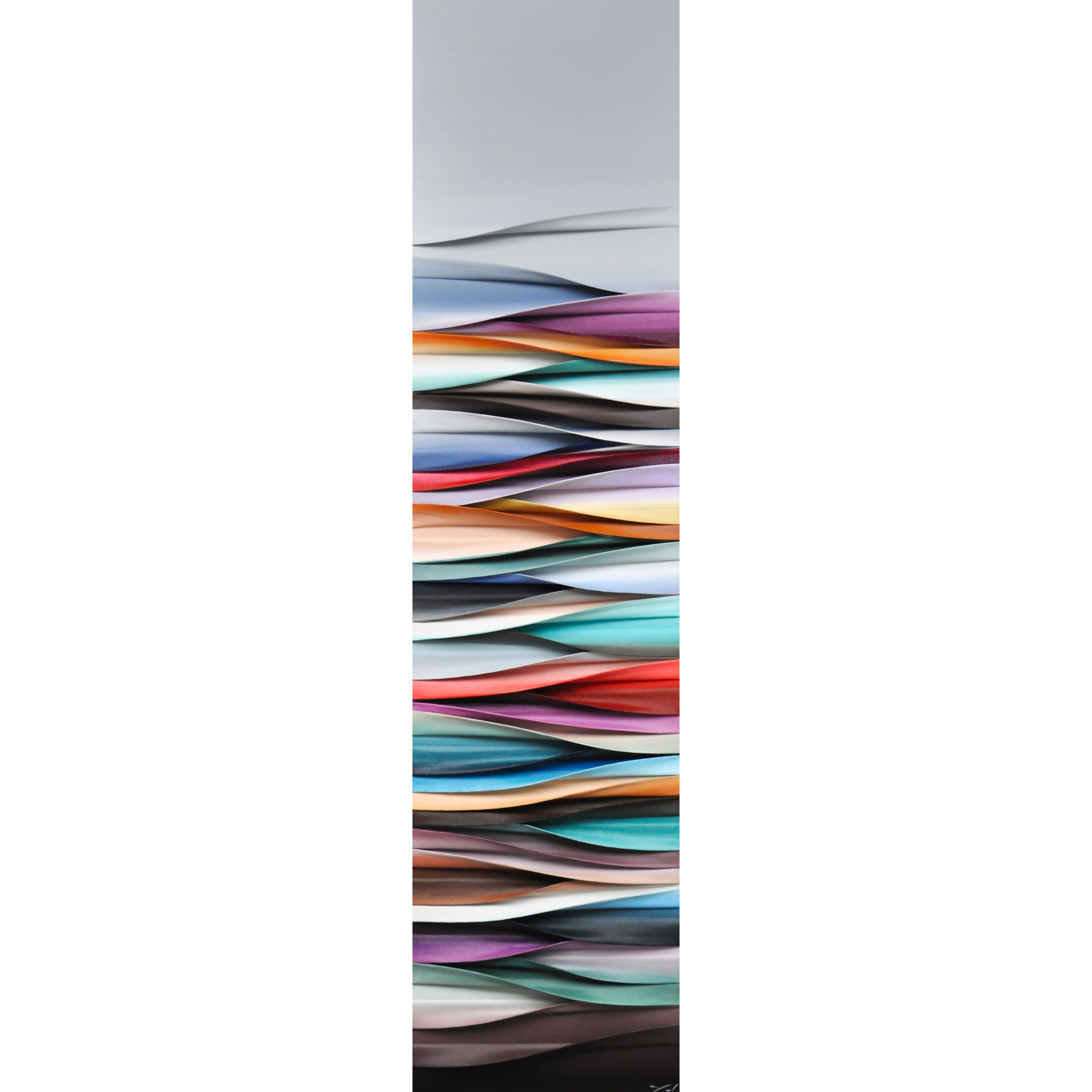 Célébrations, original 3-D mixed media abstract painting by Melanie Giguere at Effusion Art Gallery in Invermere, BC