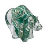Galaxy Bear 10, blown glass bear by Hayden MacRae at Effusion Art Gallery in Invermere, BC