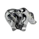 Galaxy Bear 3, blown glass bear by Hayden MacRae at Effusion Art Gallery in Invermere, BC