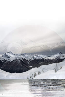Echo, original mountain landscape photograph by Stacey Bodnaruk at Effusion Art Gallery in Invermere, BC.