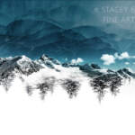 Icy Winter Wonderland, original mountain landscape photograph by Stacey Bodnaruk at Effusion Art Gallery in Invermere, BC.