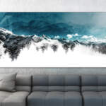 Icy Winter Wonderland, original mountain landscape photograph by Stacey Bodnaruk at Effusion Art Gallery in Invermere, BC.