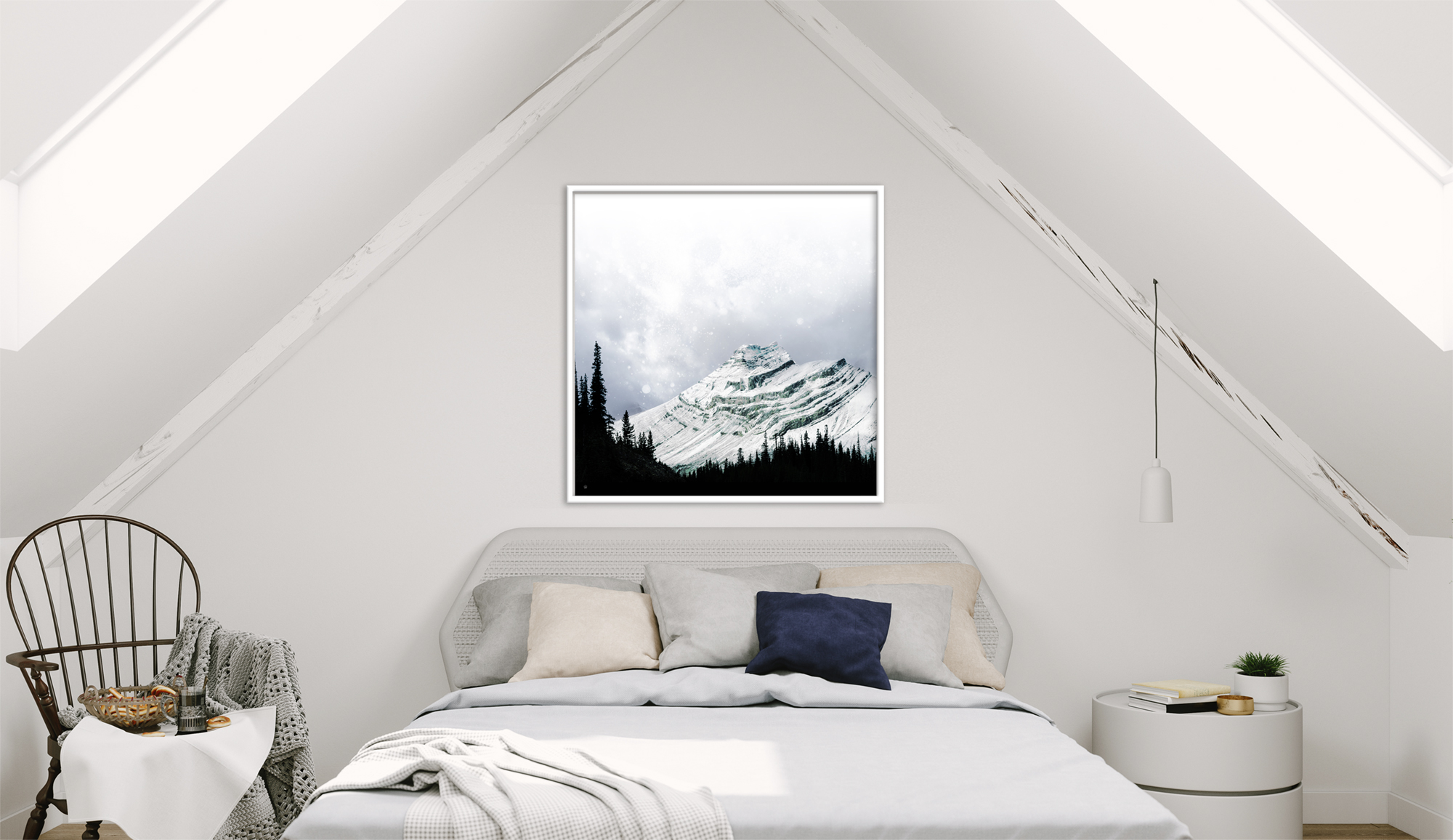 Inner Beauty Rockies, composite photograph by Stacey Bodnaruk at Effusion Art Gallery in Invermere, BC.