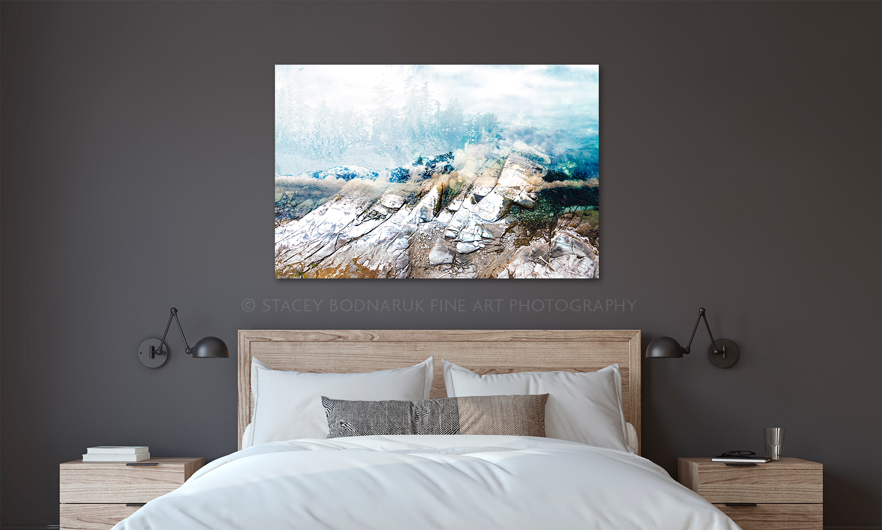 Mountain to Sea, original mountain landscape photograph by Stacey Bodnaruk at Effusion Art Gallery in Invermere, BC.