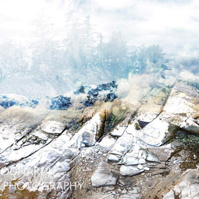 Mountain to Sea, original mountain landscape photograph by Stacey Bodnaruk at Effusion Art Gallery in Invermere, BC.