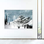 Spirit of the Mountain, composite photograph by Stacey Bodnaruk at Effusion Art Gallery in Invermere, BC.