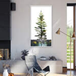 Standing Tall, composite tree photograph by Stacey Bodnaruk at Effusion Art Gallery in Invermere, BC.