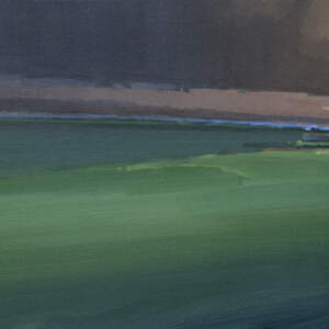 Original abstract painting of a summer landscape by Canadian artist Michael King.