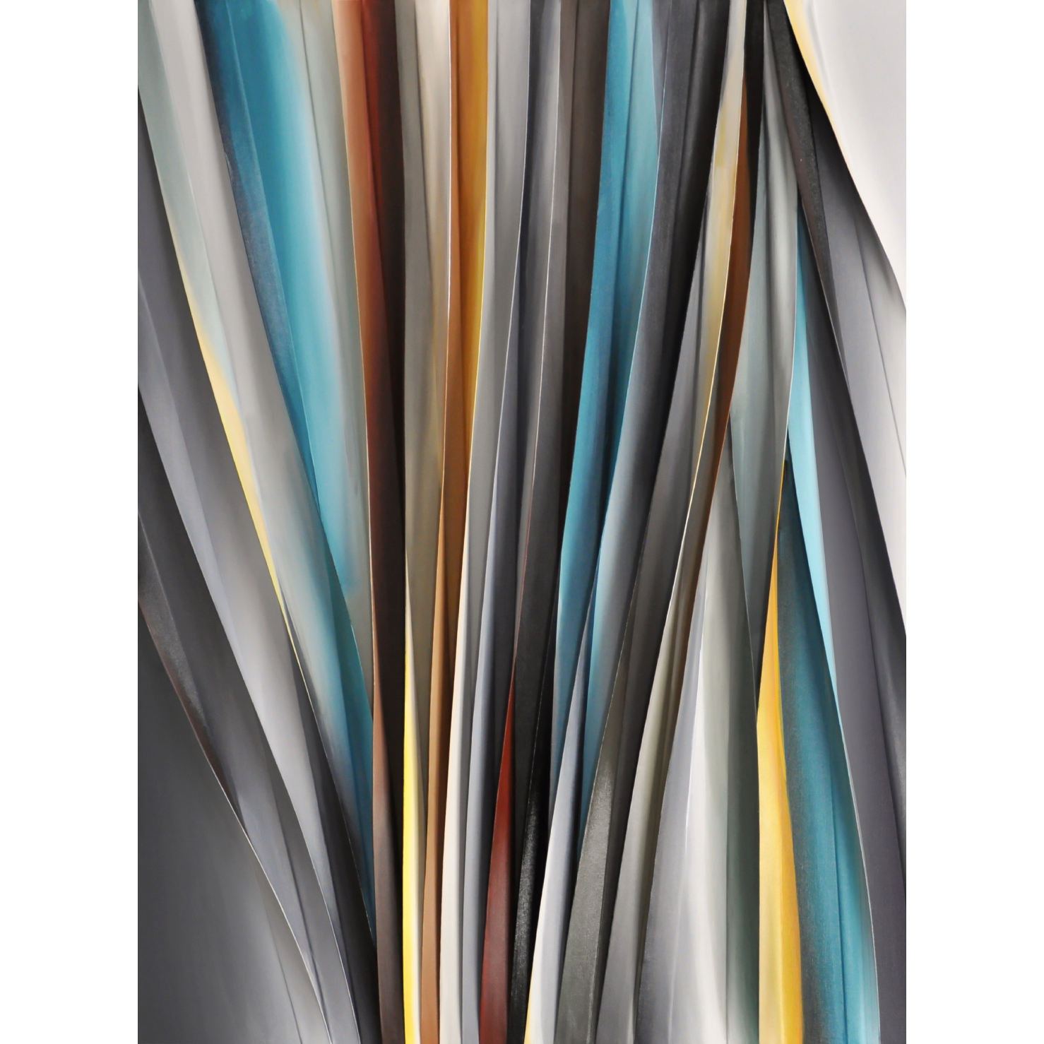 Our Life Together, 3-D mixed media abstract painting by Canadian artist Melanie Giguere at Effusion Art Gallery in Invermere, BC