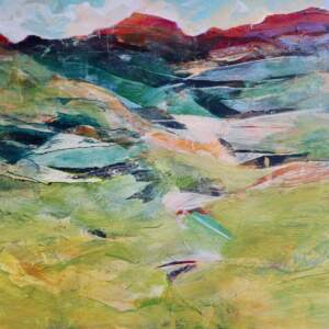 Original acrylic landscape painting by Verne Busby