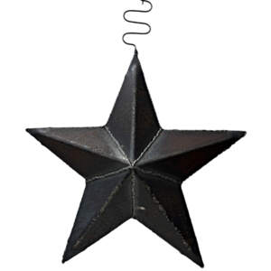 North Star, reclaimed steel star sculpture by metal artist Wendy Stone at Effusion Art Gallery in Invermere, BC.