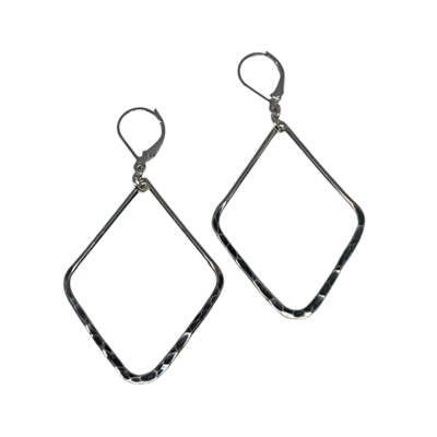 Sterling silver earrings by Karyn Chopik at Effusion Art Gallery in Invermere, BC.