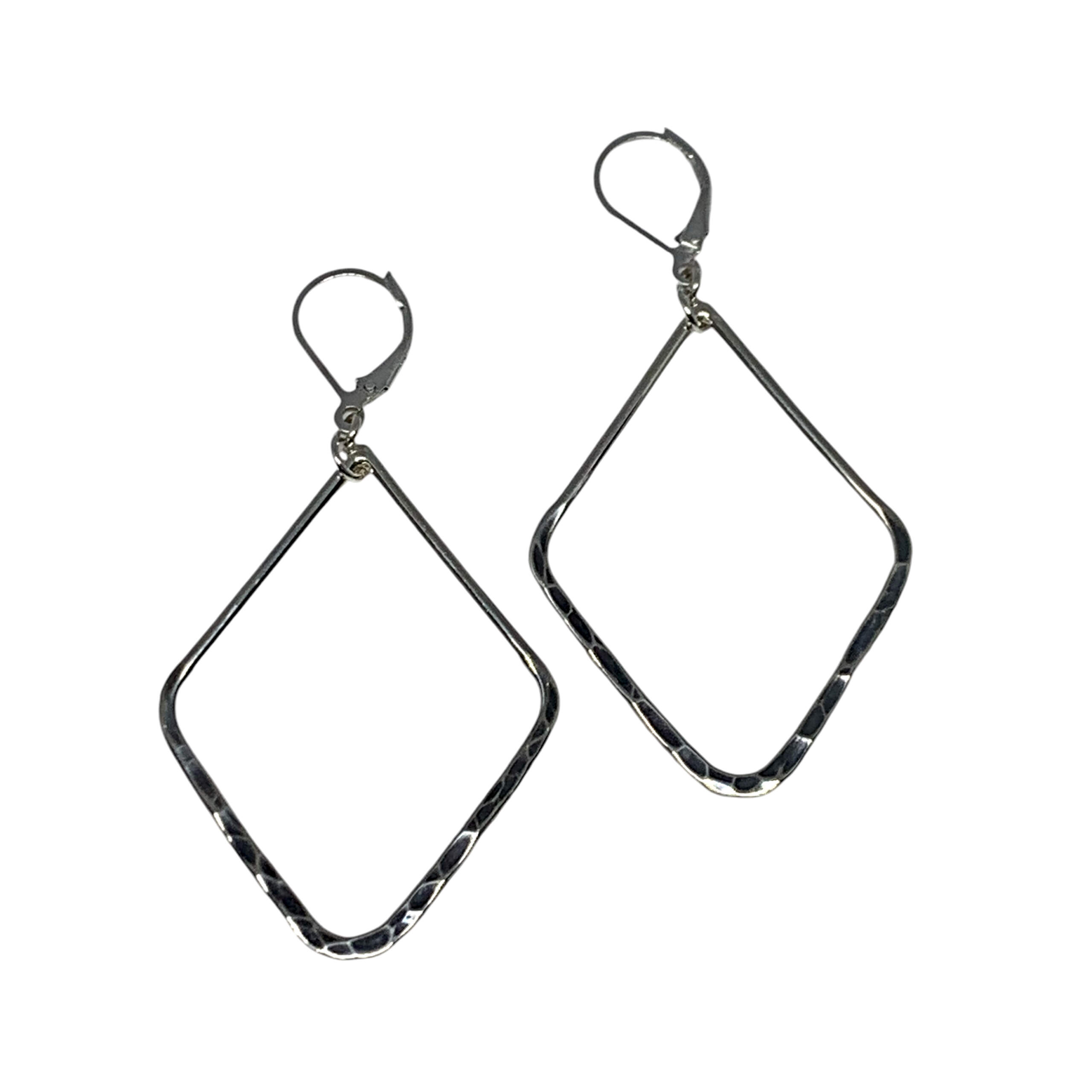 Sterling silver earrings by Karyn Chopik at Effusion Art Gallery in Invermere, BC.