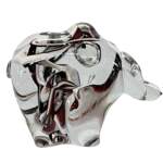 Blown glass Galaxy Bear by Canadian glass artist Hayden MacRae at Effusion Art Gallery in Invermere, BC.