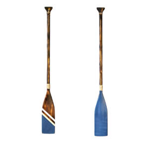 Canada True Paddle 1, one-of-a-kind hand-painted canoe paddle by Canadian artist Kara Masters at Effusion Art Gallery in Invermere, BC.