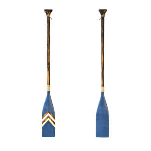 Canada True Paddle 2, one-of-a-kind hand-painted canoe paddle by Canadian artist Kara Masters at Effusion Art Gallery in Invermere, BC.
