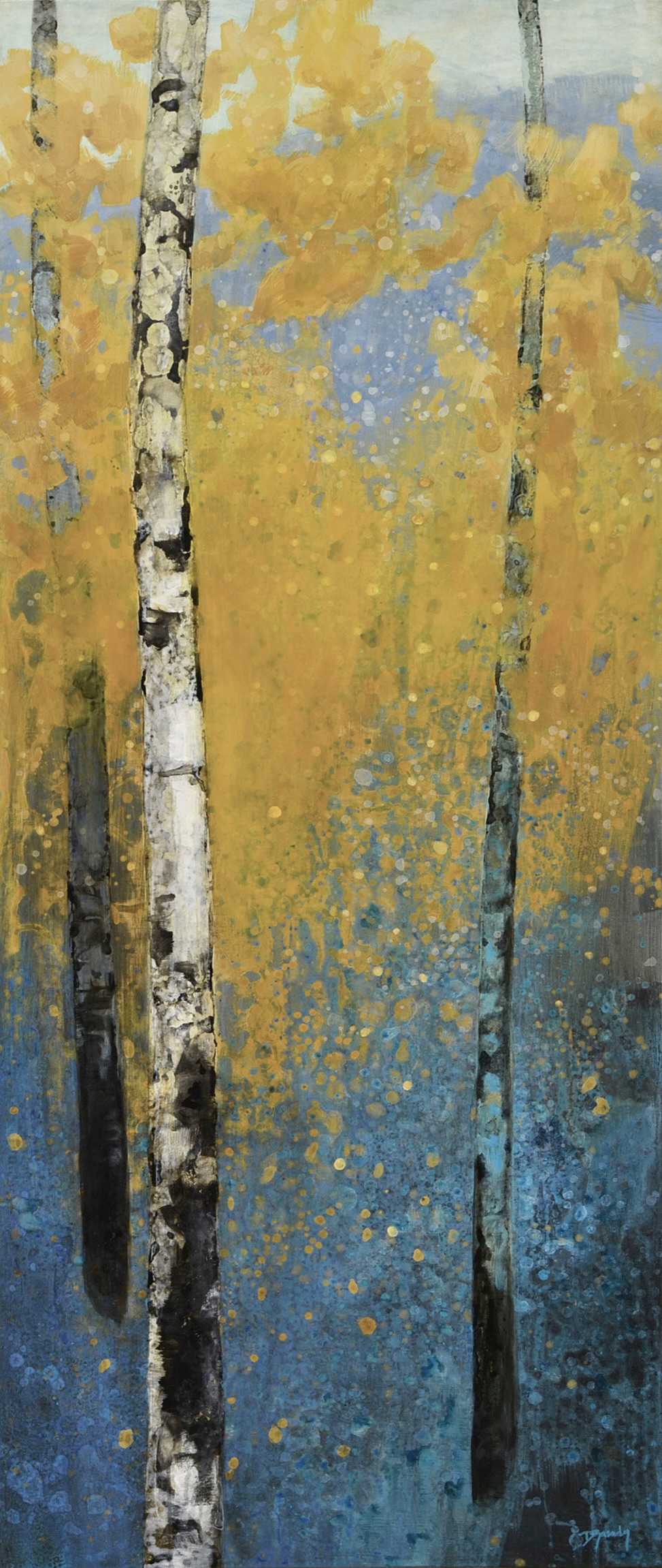 Explore the collection of artwork by Diana Zasadny. Inspired by nature, her large landscape paintings combine impressionism and a contemporary, abstract style.