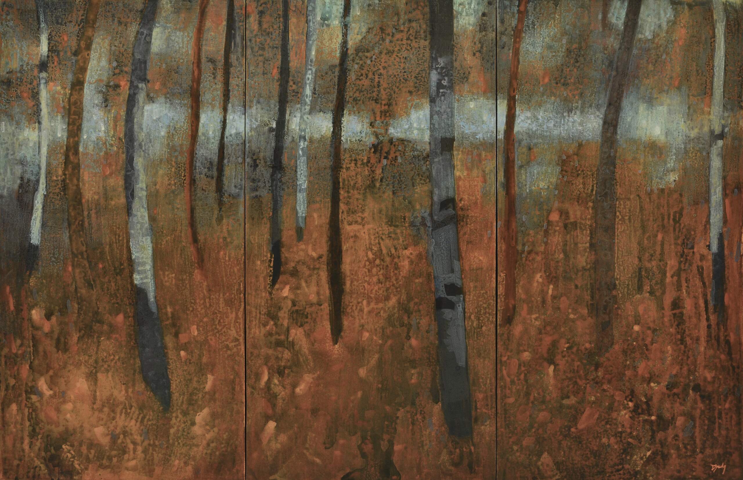 Explore the collection of artwork by Diana Zasadny. Inspired by nature, her large landscape paintings combine impressionism and a contemporary, abstract style.