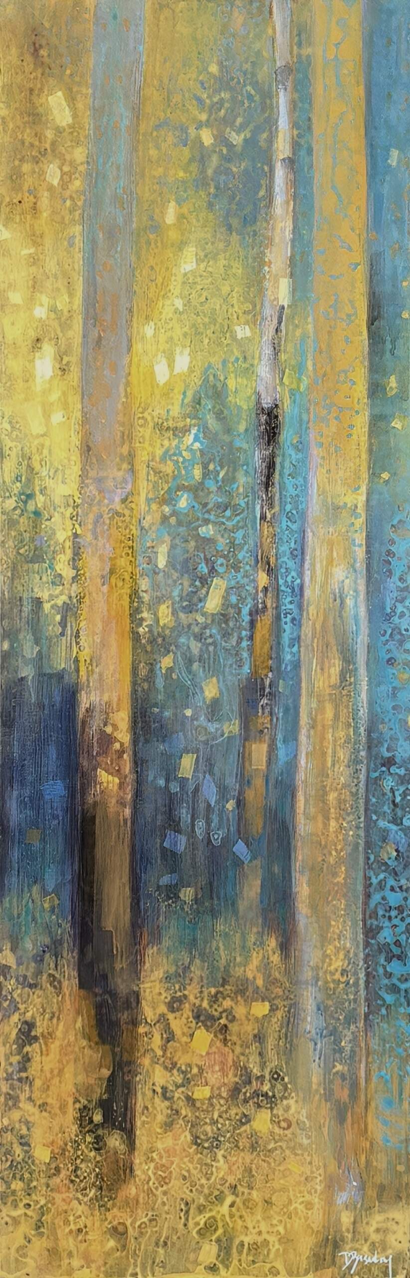 Zasadny.Gold and Turquoise