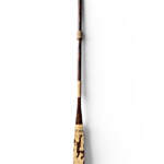 One-of-a-kind reclaimed decorative oar by Canadian artist Kara Masters at Effusion Art Gallery in Invermere, BC.