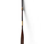 One-of-a-kind reclaimed decorative oar by Canadian artist Kara Masters at Effusion Art Gallery in Invermere, BC.